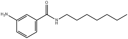 3-AMINO-N-HEPTYLBENZAMIDE Structure