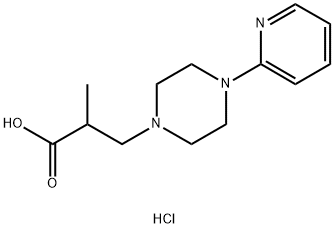 2-METHYL-3-(4-PYRIDIN-2-YL-PIPERAZIN-1-YL)-PROPIONIC ACID DIHYDROCHLORIDE,1185304-89-5,结构式