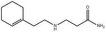 3-{[2-(1-CYCLOHEXEN-1-YL)ETHYL]AMINO}PROPANAMIDE Structure