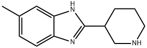 6-METHYL-2-PIPERIDIN-3-YL-1H-BENZIMIDAZOLE Struktur