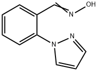 2-(1H-pyrazol-1-yl)benzenecarbaldehyde oxime Structure