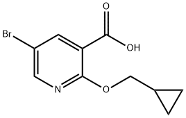 5-ブロモ-2-(シクロプロピルメトキシ)ニコチン酸 price.