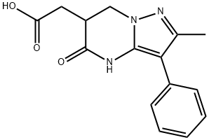 (2-Methyl-5-oxo-3-phenyl-4,5,6,7-tetrahydro-pyrazolo[1,5-a]pyrimidin-6-yl)acetic|