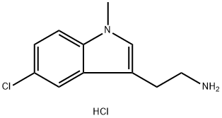 2-(5-Chloro-1-methyl-1H-indol-3-yl)-ethylaminehydrochloride Structure