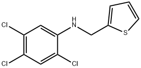 2,4,5-Trichloro-N-(2-thienylmethyl)aniline,1036574-05-6,结构式