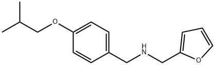 2-Furyl-N-(4-isobutoxybenzyl)methanamine Struktur