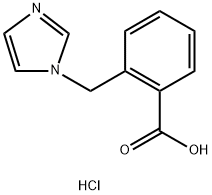 2-Imidazol-1-ylmethyl-benzoic acid hydrochloride Structure
