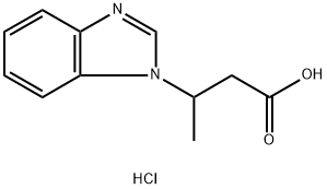 3-Benzoimidazol-1-yl-butyric acid hydrochloride,35321-25-6,结构式