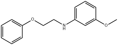 3-Methoxy-N-(2-phenoxyethyl)aniline Structure