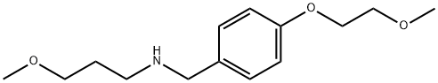 3-Methoxy-N-[4-(2-methoxyethoxy)benzyl]-1-propanamine Structure
