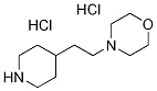 4-(2-Piperidin-4-yl-ethyl)-morpholinedihydrochloride 化学構造式