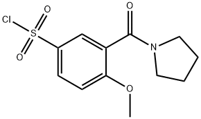 4-Methoxy-3-(pyrrolidin-1-ylcarbonyl)-benzenesulfonyl chloride|