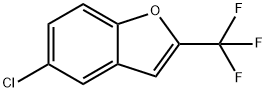 5-Chloro-2-(trifluoromethyl)benzofuran Struktur