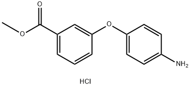 Methyl 3-(4-aminophenoxy)benzoate hydrochloride Structure