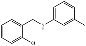 N-(2-Chlorobenzyl)-3-methylaniline 化学構造式