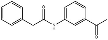 N-(3-Acetylphenyl)-2-phenylacetamide Struktur