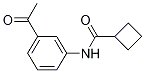 N-(3-Acetylphenyl)cyclobutanecarboxamide,,结构式