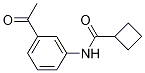 N-(3-Acetylphenyl)cyclobutanecarboxamide 结构式