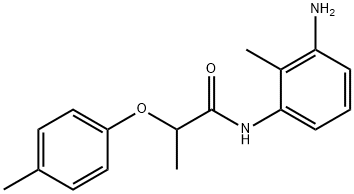 N-(3-Amino-2-methylphenyl)-2-(4-methylphenoxy)-propanamide Structure