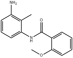 N-(3-Amino-2-methylphenyl)-2-methoxybenzamide,926210-98-2,结构式