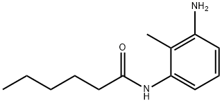 N-(3-Amino-2-methylphenyl)hexanamide 结构式