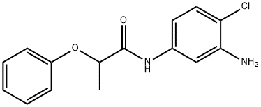 N-(3-Amino-4-chlorophenyl)-2-phenoxypropanamide Struktur