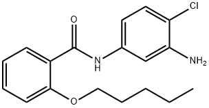 N-(3-Amino-4-chlorophenyl)-4-(pentyloxy)benzamide Structure