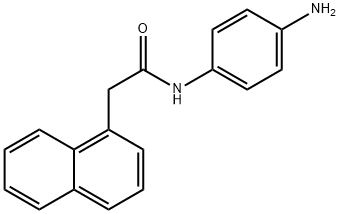 N-(4-Aminophenyl)-2-(1-naphthyl)acetamide 化学構造式