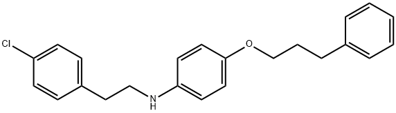 N-(4-Chlorophenethyl)-4-(3-phenylpropoxy)aniline 化学構造式