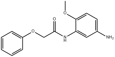 N-(5-Amino-2-methoxyphenyl)-2-phenoxyacetamide Struktur
