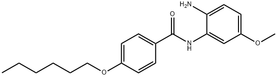 N-(5-Amino-2-methoxyphenyl)-4-(hexyloxy)benzamide Structure