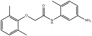 N-(5-Amino-2-methylphenyl)-2-(2,6-dimethylphenoxy)acetamide 结构式