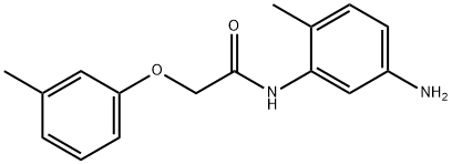 N-(5-Amino-2-methylphenyl)-2-(3-methylphenoxy)-acetamide Structure