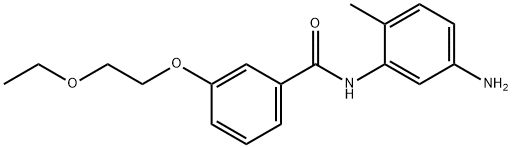 N-(5-Amino-2-methylphenyl)-3-(2-ethoxyethoxy)-benzamide Structure