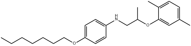 N-[2-(2,5-Dimethylphenoxy)propyl]-4-(heptyloxy)aniline|