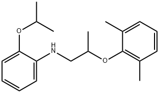 N-[2-(2,6-Dimethylphenoxy)propyl]-2-isopropoxyaniline Structure