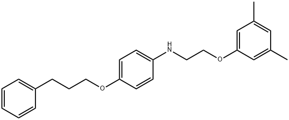 N-[2-(3,5-Dimethylphenoxy)ethyl]-4-(3-phenylpropoxy)aniline Structure