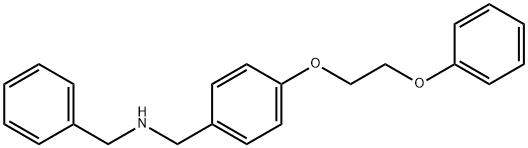 N-Benzyl[4-(2-phenoxyethoxy)phenyl]methanamine Struktur