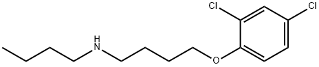 N-Butyl-4-(2,4-dichlorophenoxy)-1-butanamine,418784-88-0,结构式