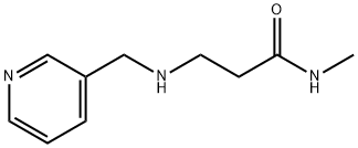 N-Methyl-3-[(3-pyridinylmethyl)amino]propanamide Structure