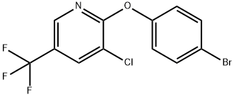 2-(4-bromophenoxy)-3-chloro-5-(trifluoromethyl)pyridine Structure