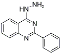 4-hydrazino-2-phenylquinazoline Struktur