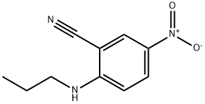 5-nitro-2-(propylamino)benzonitrile Struktur