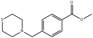methyl 4-(thiomorpholin-4-ylmethyl)benzoate 结构式