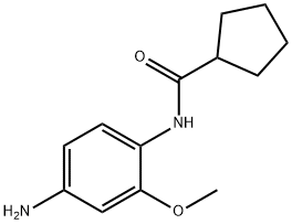 N-(4-amino-2-methoxyphenyl)cyclopentanecarboxamide,926268-18-0,结构式