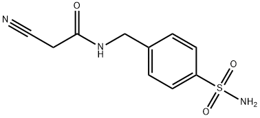 N-[4-(aminosulfonyl)benzyl]-2-cyanoacetamide Struktur