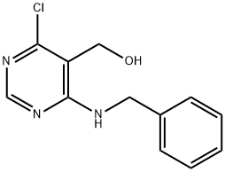 [4-(benzylamino)-6-chloro-5-pyrimidinyl]methanol Struktur