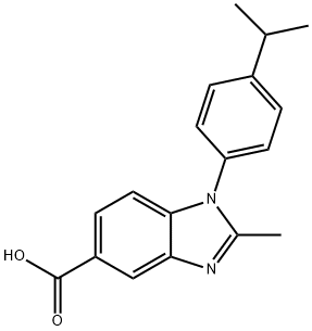 1-(4-isopropylphenyl)-2-methyl-1H-benzimidazole-5-carboxylic acid
