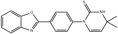 1142213-27-1 1-[4-(1,3-苯并恶唑-2-基)苯基]-4,4-二甲基-1,4-二氢嘧啶-2-硫醇