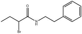 2-bromo-N-(2-phenylethyl)butanamide Structure